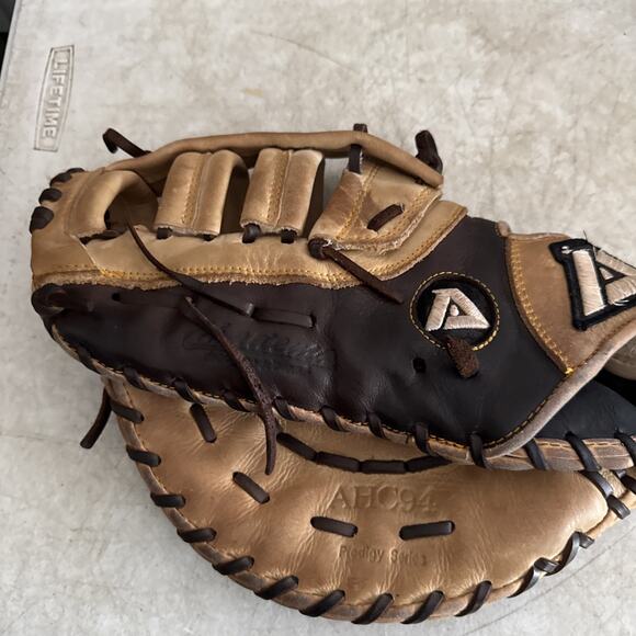 Akadema Prodigy 11.5" Baseball First Base Mitt: Left Hand Thrower High End Glove - Picture 3 of 7